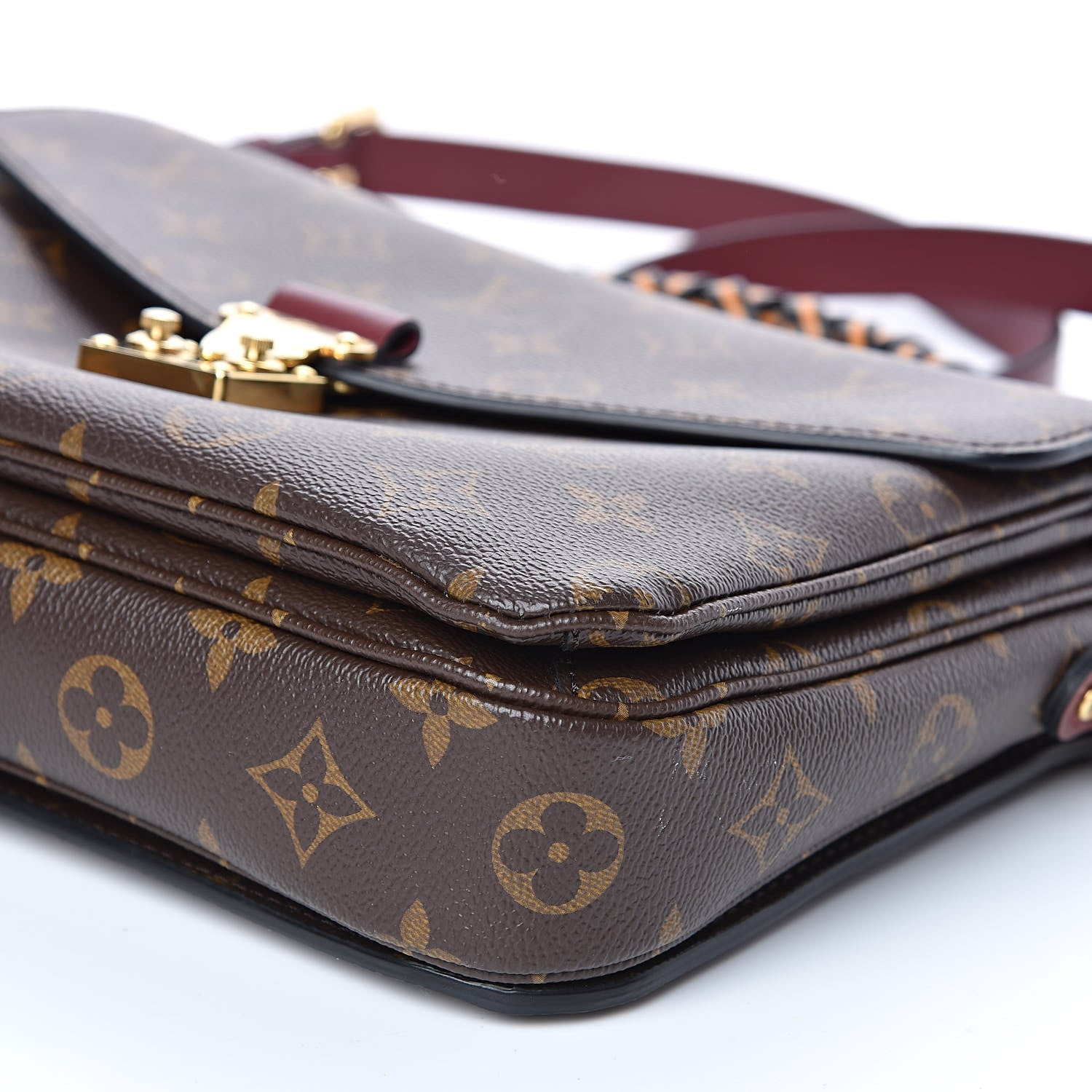 Louis Vuitton Monogram Braided Pochette Metis Safran 8 of 9