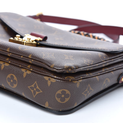 Louis Vuitton Monogram Braided Pochette Metis Safran 8 of 9