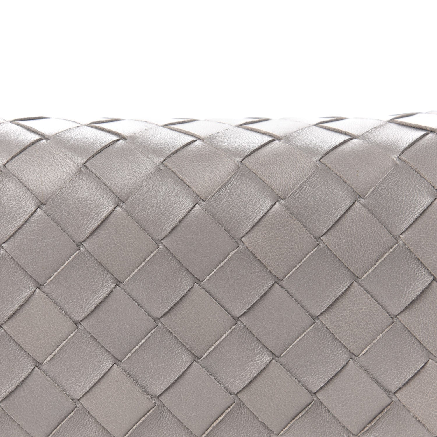 Bottega Veneta Nappa Intrecciato Shoulder Bag Grey 9 of 9