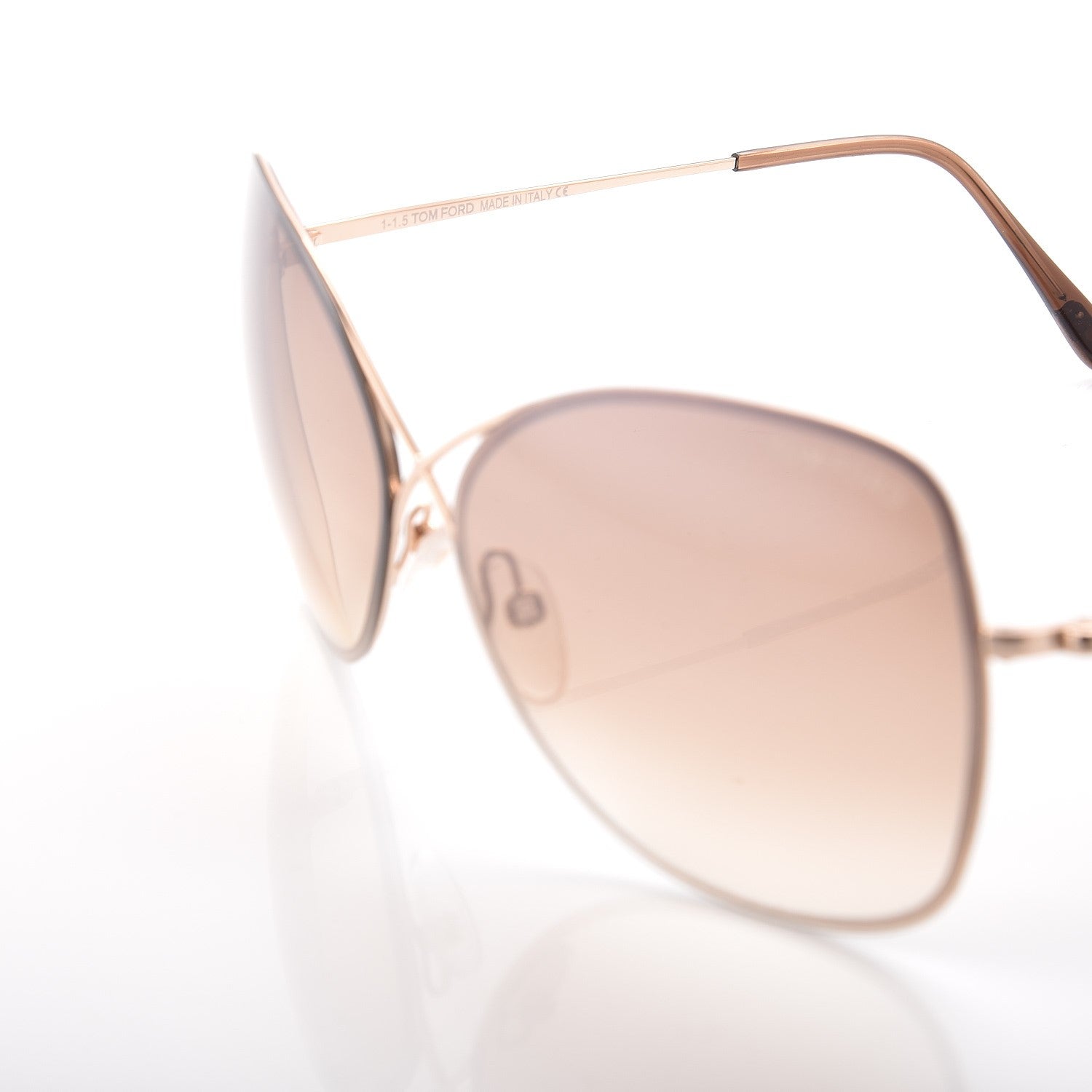 Tom Ford Colette Butterfly Sunglasses TF250 Rose Gold 6 of 7