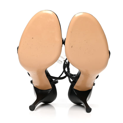 Gucci Calfskin GG Lifford Sandals 38.5 Black 5 of 8