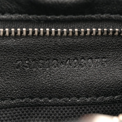 Gucci Sakai Be Green Calfskin Diagonal Stitched Small Blondie Tote Black 8 of 14