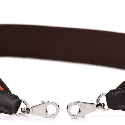 Hermes Toile Swift 50mm Shoulder Strap Orange Ebene 3 of 5