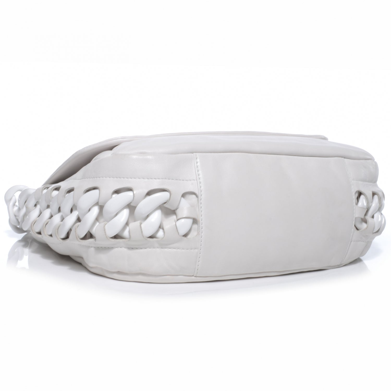 Chanel Leather Modern Chain Flap White 4 of 8