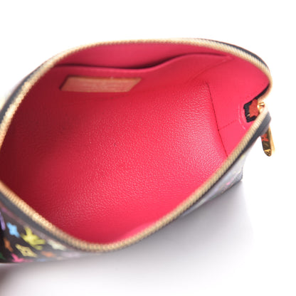 Louis Vuitton Monogram Multicolor Cosmetic Pouch Black Grenade 5 of 9