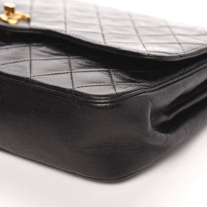 Chanel Lambskin Quilted Medium Single Flap Black 8 of 14
