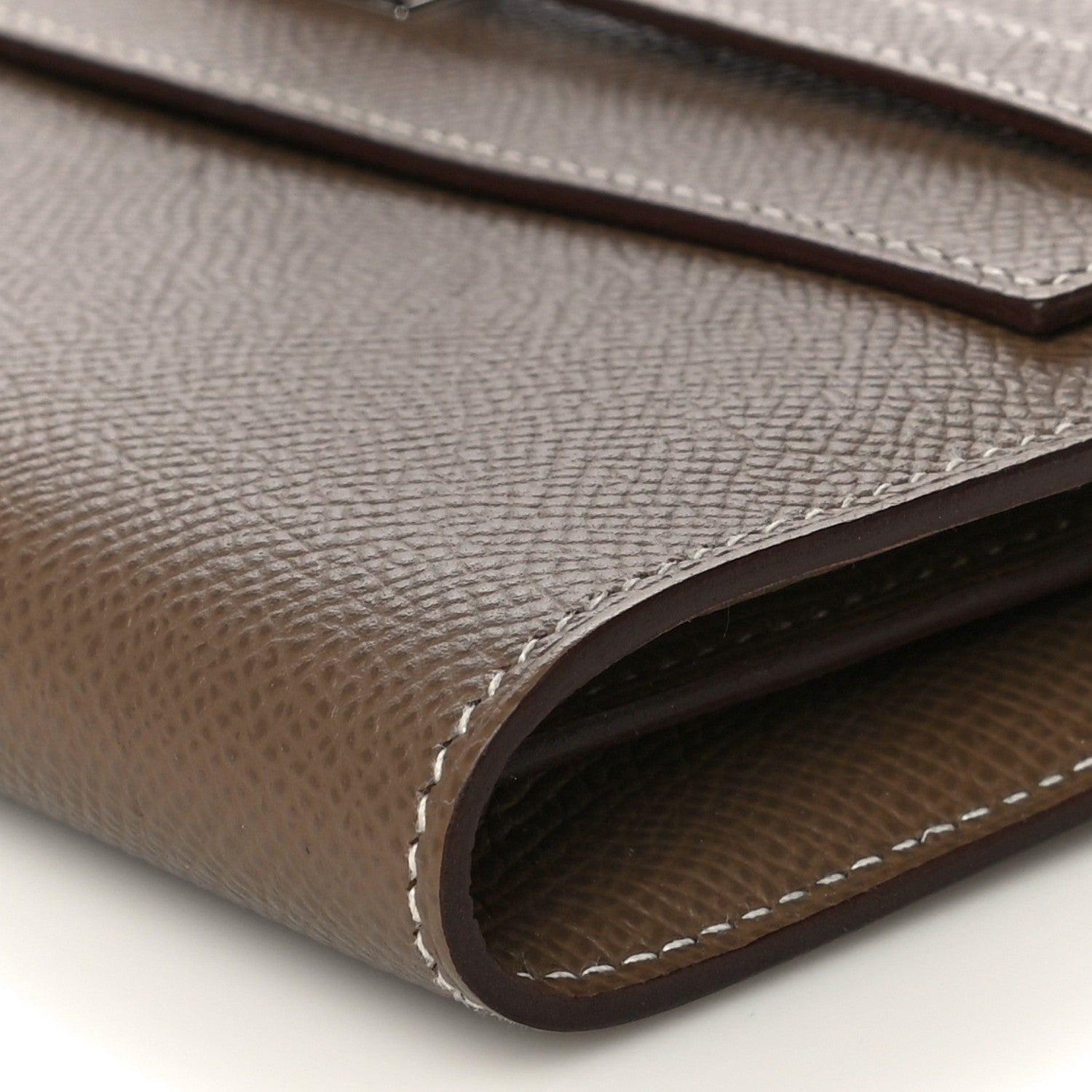 Hermes Epsom Kelly Longue Wallet Etoupe 10 of 11