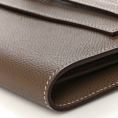Hermes Epsom Kelly Longue Wallet Etoupe 10 of 11