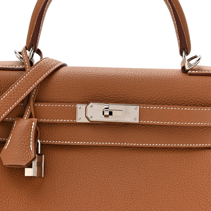 Hermes Togo Kelly Retourne 28 Gold 8 of 14