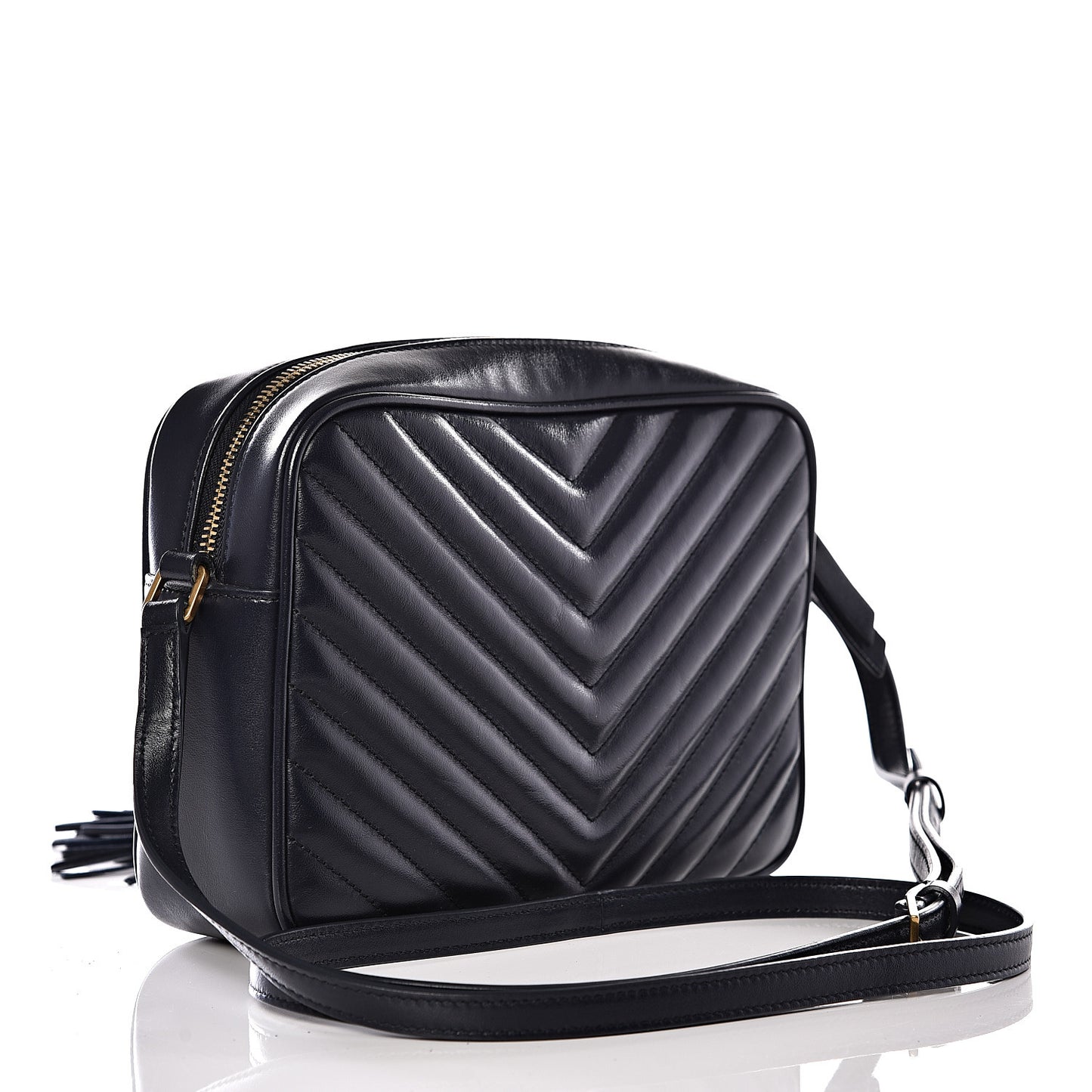 Calfskin Matelasse Monogram Lou Camera Bag Navy