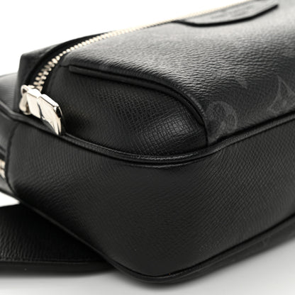 Louis Vuitton Taiga Monogram Eclipse Outdoor Bum Bag Black 8 of 9