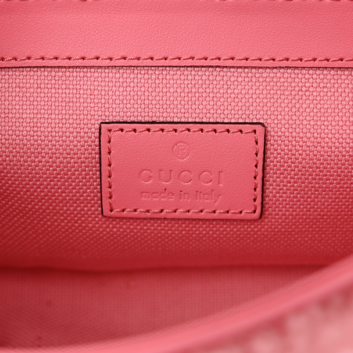 Gucci Shearling Matelasse Super Mini GG Marmont Shoulder Bag Lotus Pink 6 of 10