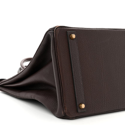 Hermes Fjord Birkin 40 Chocolate 9 of 11