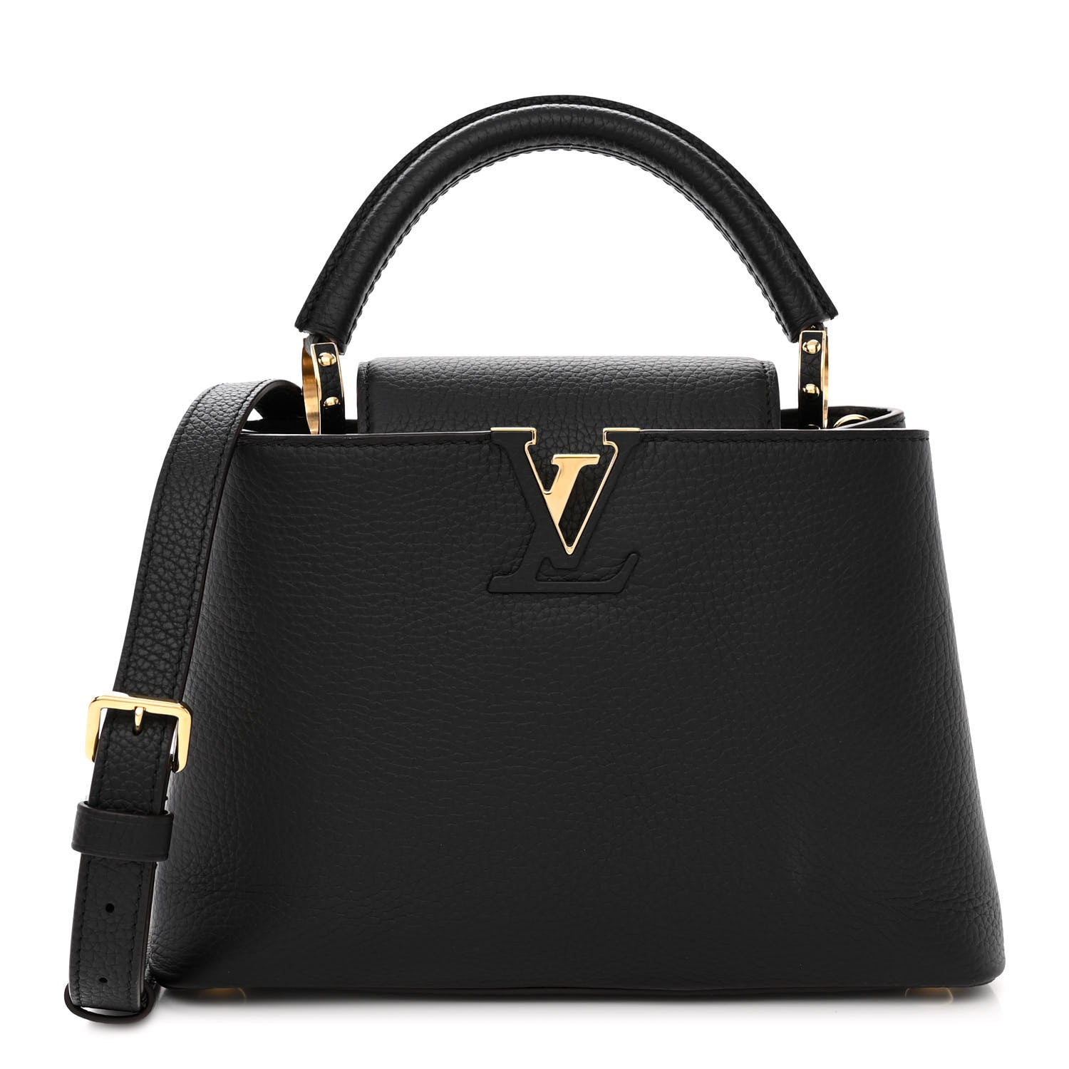 Louis Vuitton Taurillon Capucines BB Black 1 of 9
