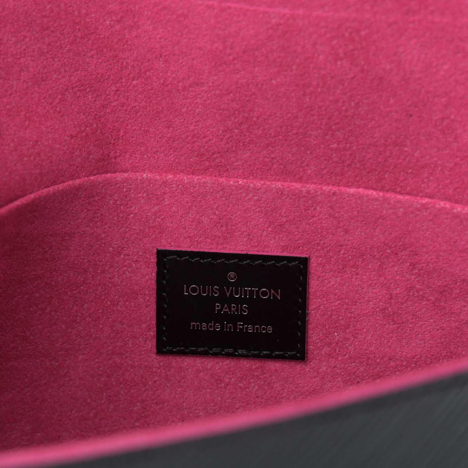 Louis Vuitton Epi Pochette Felicie Black Hot Pink 7 of 11