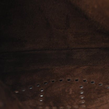 Hermes Taurillon Clemence Evelyne III GM Chocolate 5 of 11