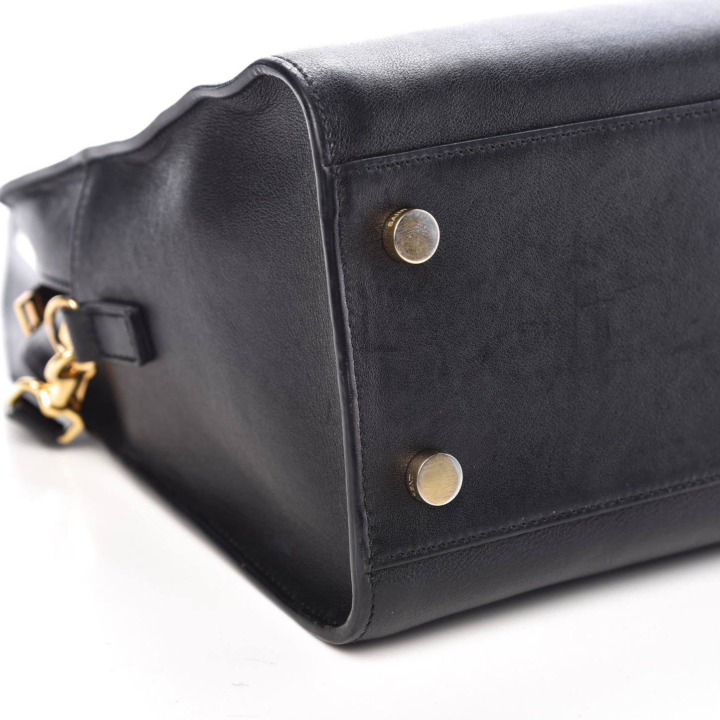 Smooth Calfskin Small Monogram Cabas Black