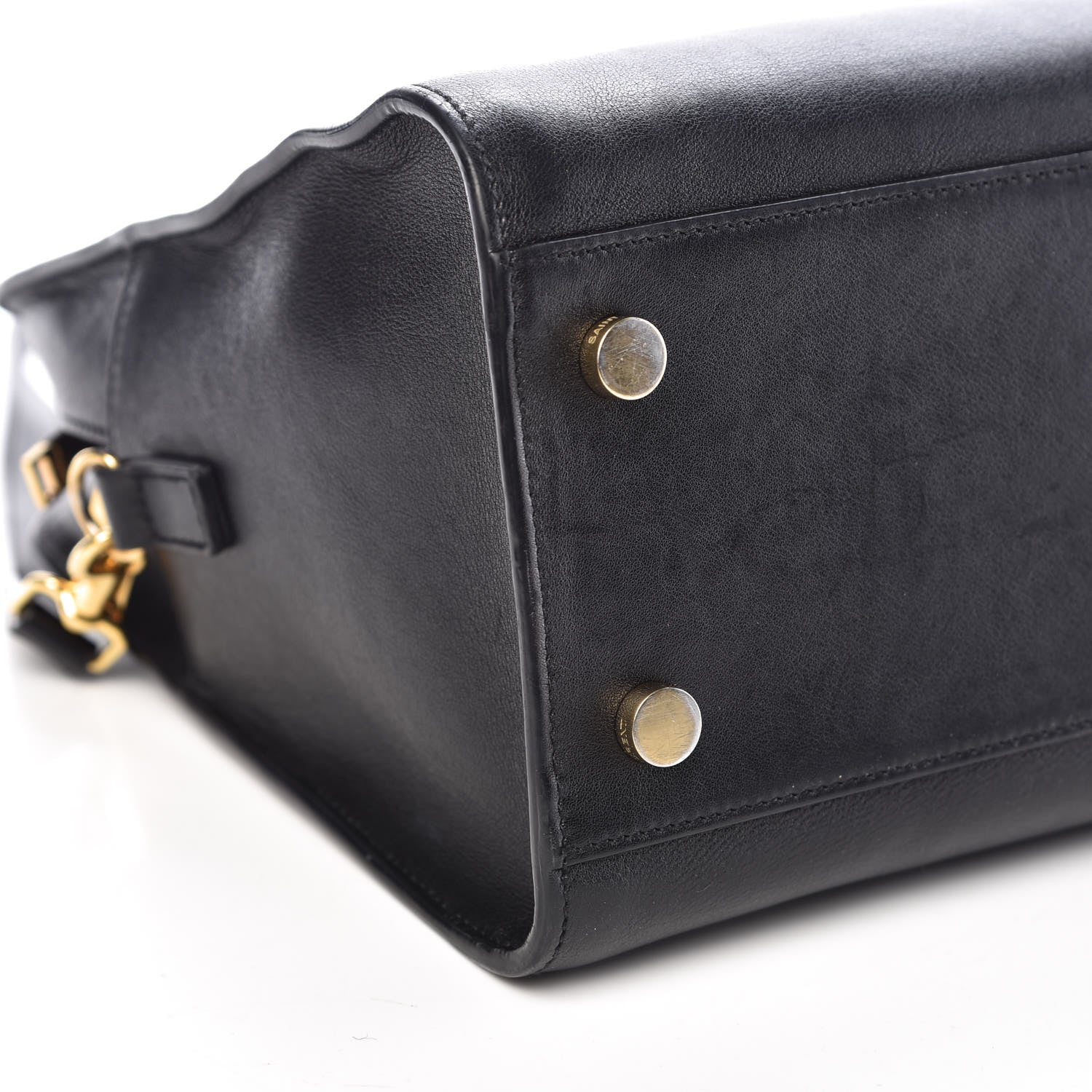 Saint Laurent Smooth Calfskin Small Monogram Cabas Black 13 of 15