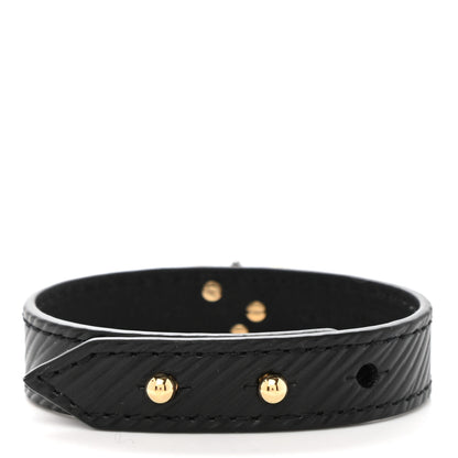 Louis Vuitton Epi Twist It Bracelet 17 Black 3 of 6
