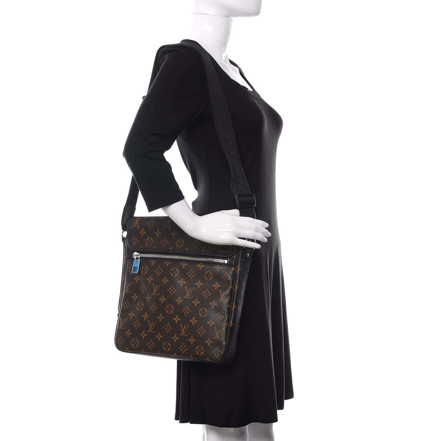 Louis Vuitton Monogram Macassar Bass MM 2 of 9