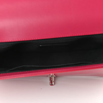 Chanel Patent Calfskin New Medium Plexiglass Boy Flap Pink 5 of 9