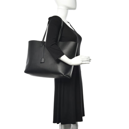 Saint Laurent Calfskin Large Shopping Tote Black 2 of 10