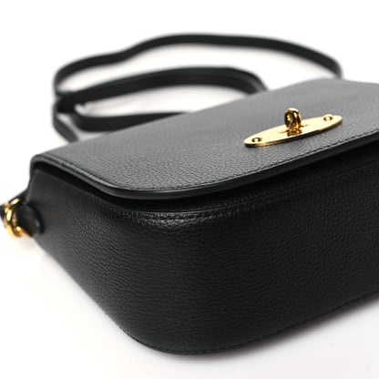 Mulberry Small Classic Grain Calfskin Small Darley Satchel Black 9 of 10