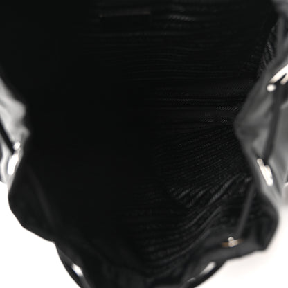 Prada Tessuto Nylon Saffiano Medium Backpack Black 5 of 10