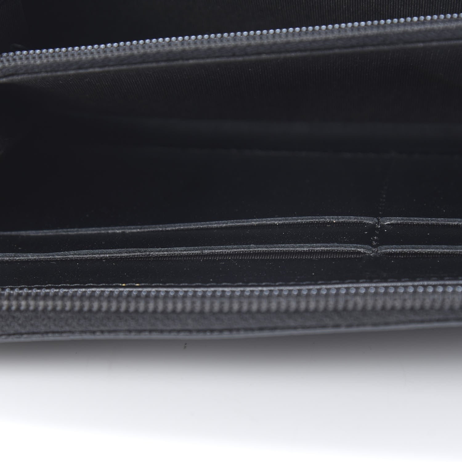 Chanel Caviar Timeless CC Large Gusset Zip Around Wallet Black 11 of 11