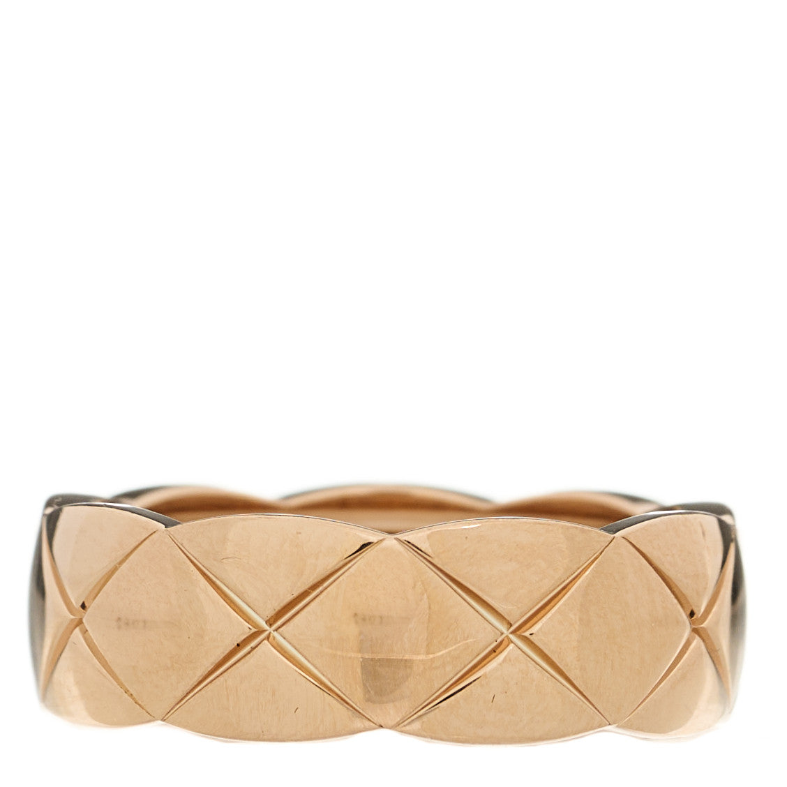 Chanel 18K Beige Gold Small Coco Crush Ring 55 7.25 3 of 5