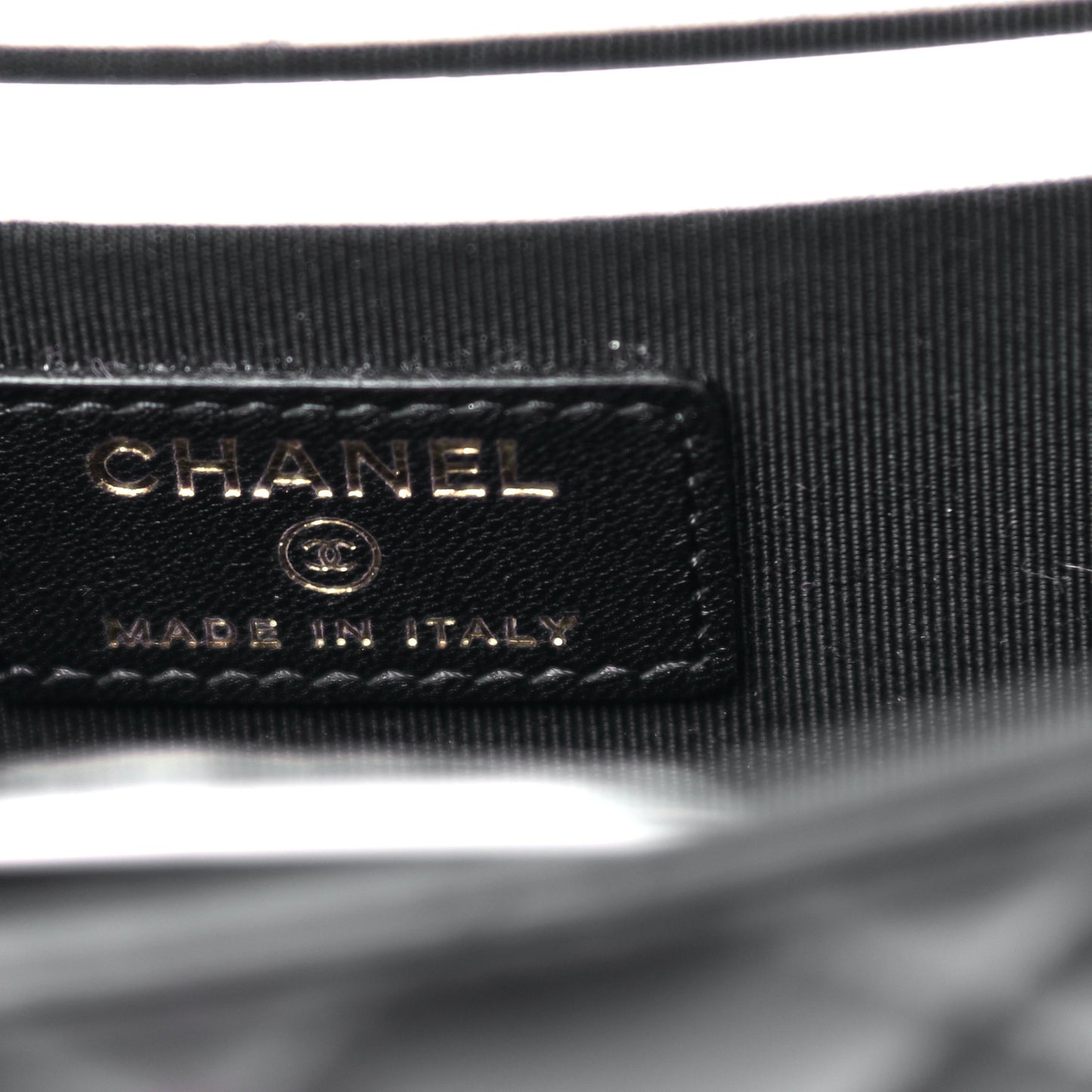 Lambskin Quilted Mini Trendy CC Chain Wallet Black