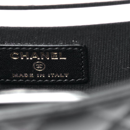 Chanel Lambskin Quilted Mini Trendy CC Chain Wallet Black 7 of 9
