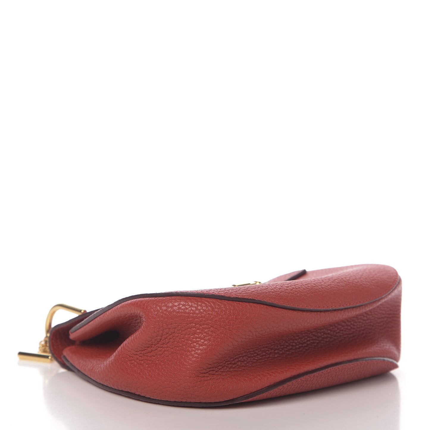 Grained Lambskin Drew Shoulder Bag Intense Red
