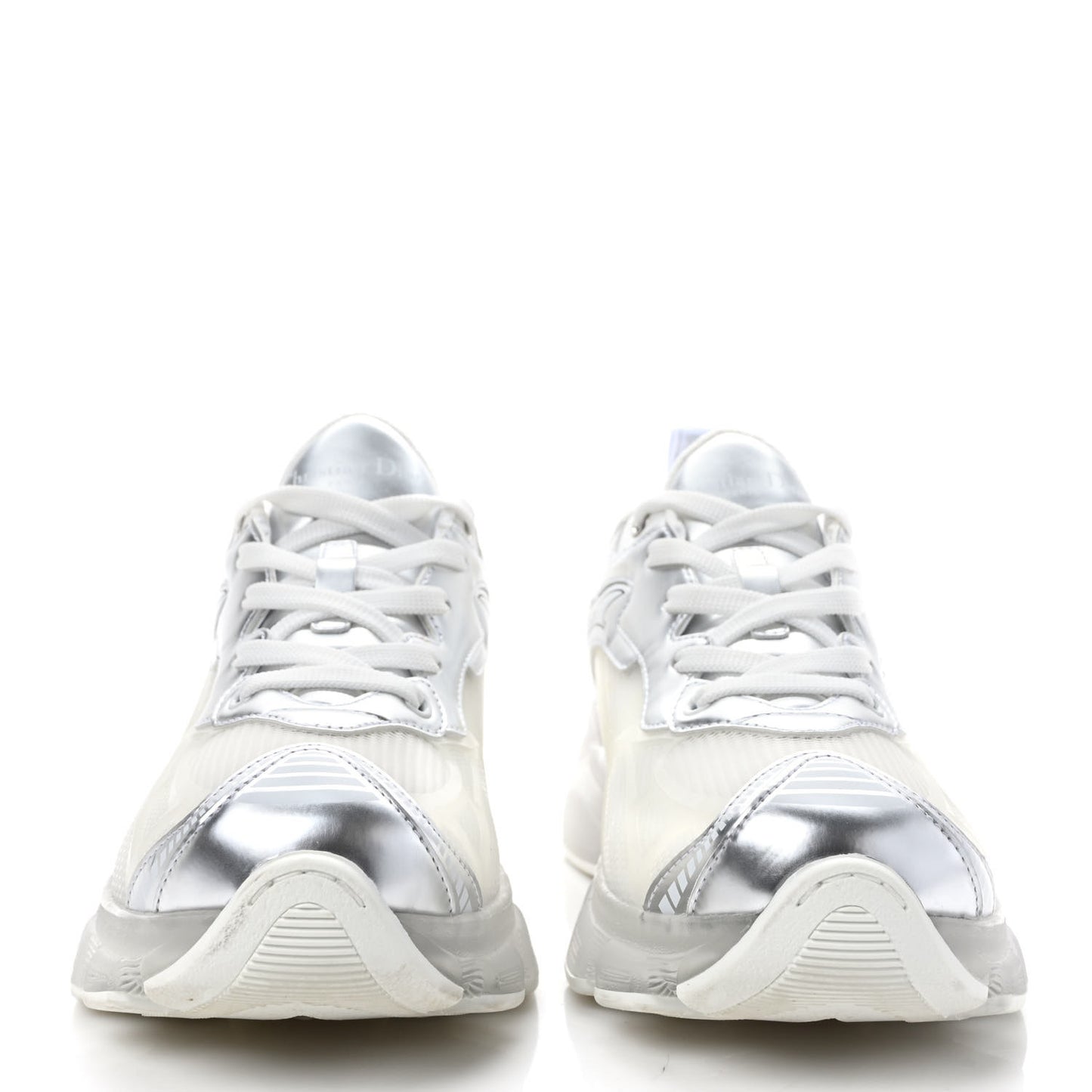 Matte Technical Fabric Mesh Dior Vibe Sneakers 40 White Silver