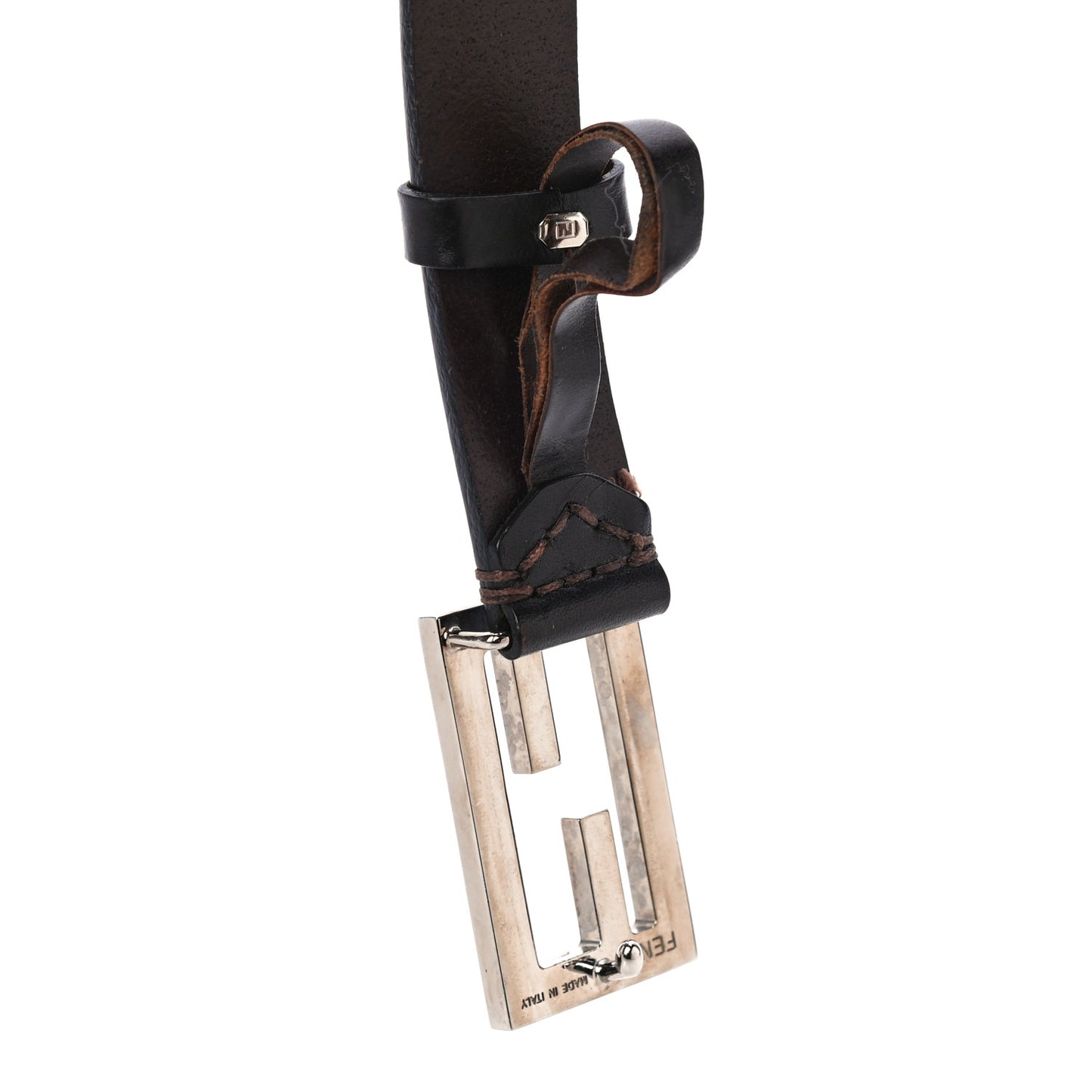 Calfskin FF Belt 85 34 Black