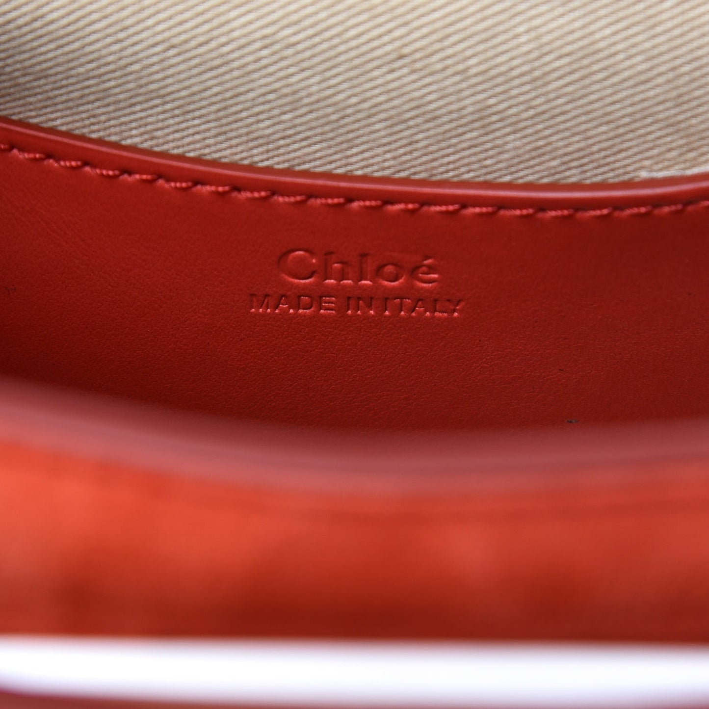 Calfskin Small Tess Bag Plaid Red