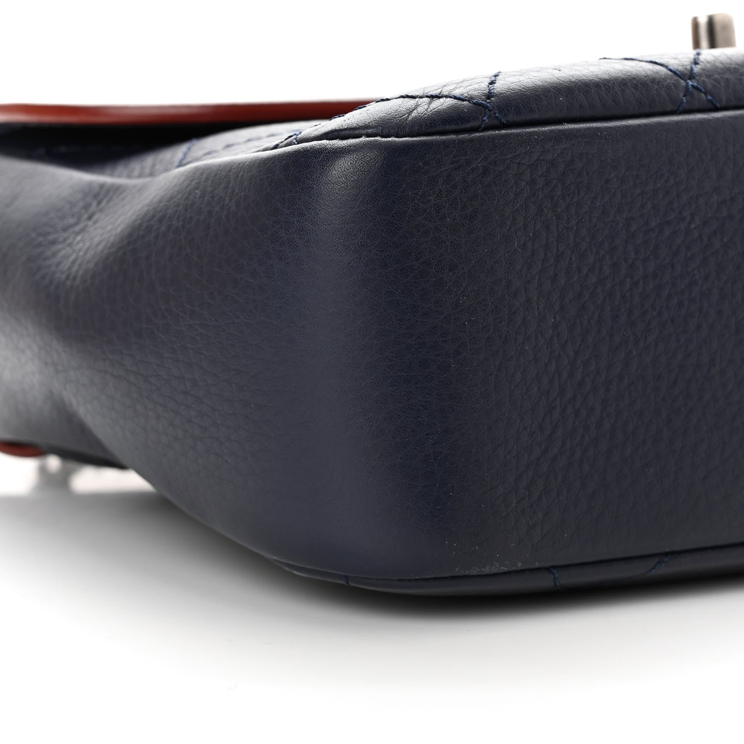 Chanel Grained Calfskin Archi Chic Flap Navy 9 of 15