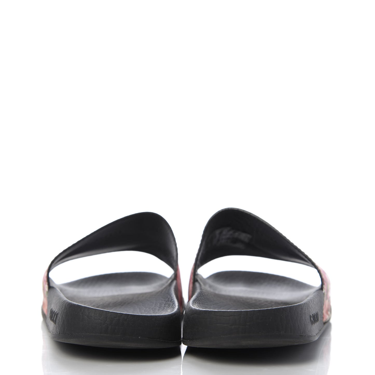 GG Supreme Monogram Blooms Slide Sandals 36 Beige Multicolor
