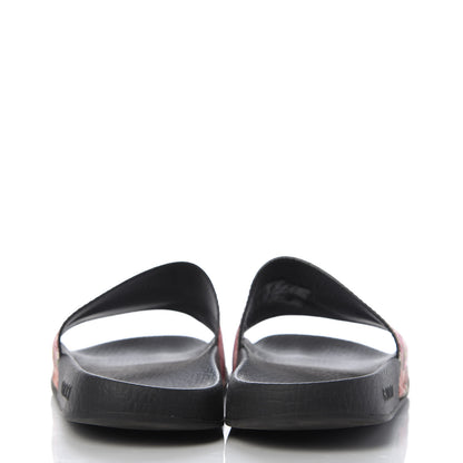 Gucci GG Supreme Monogram Blooms Slide Sandals 36 Beige Multicolor 6 of 9