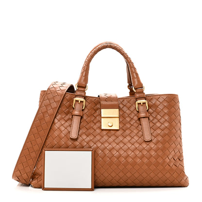 Bottega Veneta Calfskin Intrecciato Small Roma Noce 3 of 10