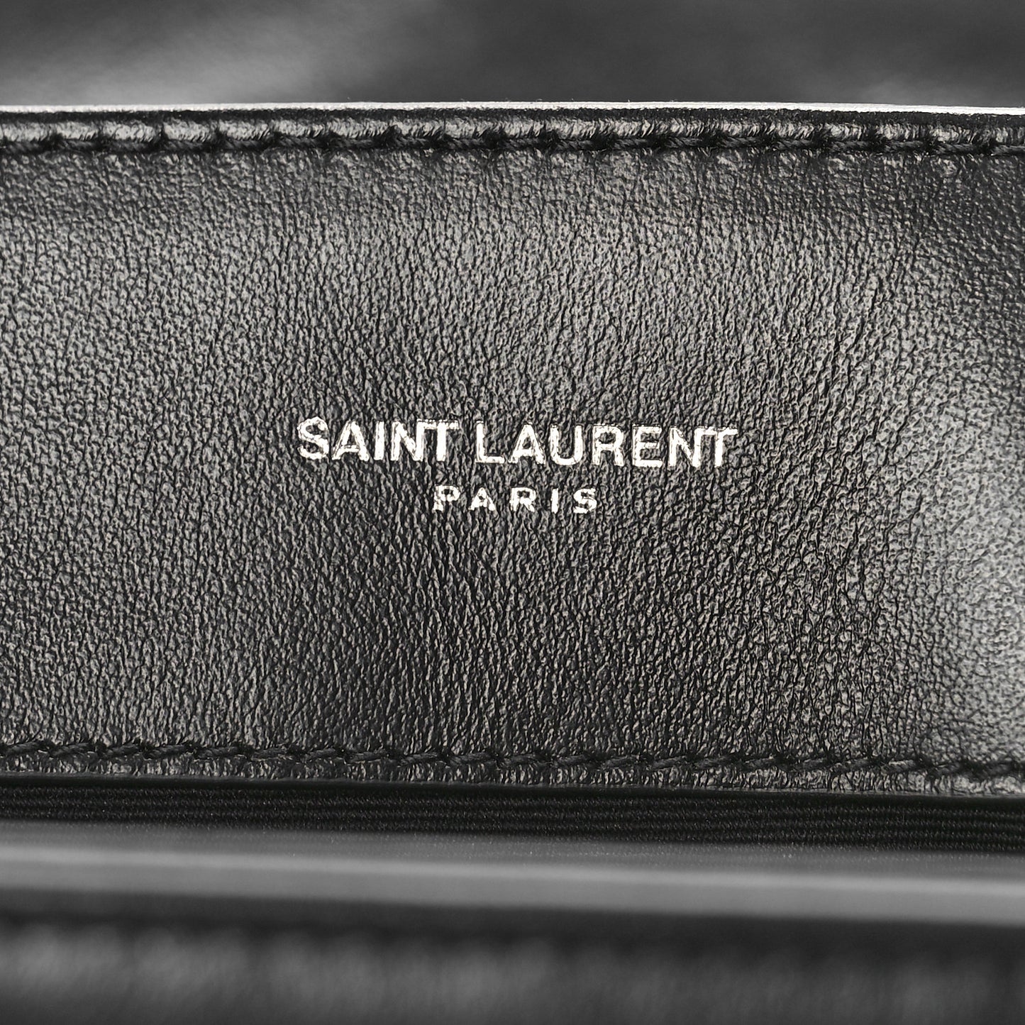 Calfskin Y Quilted Monogram Medium Loulou Satchel Black