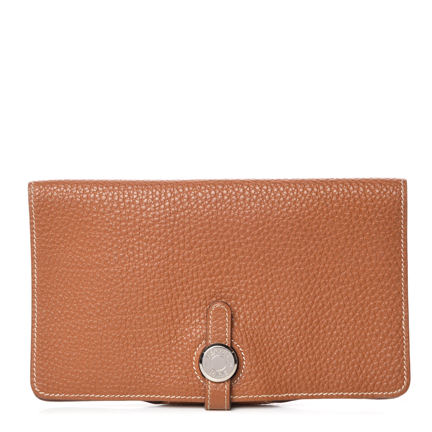 Hermes Togo Dogon Wallet Gold 1 of 7