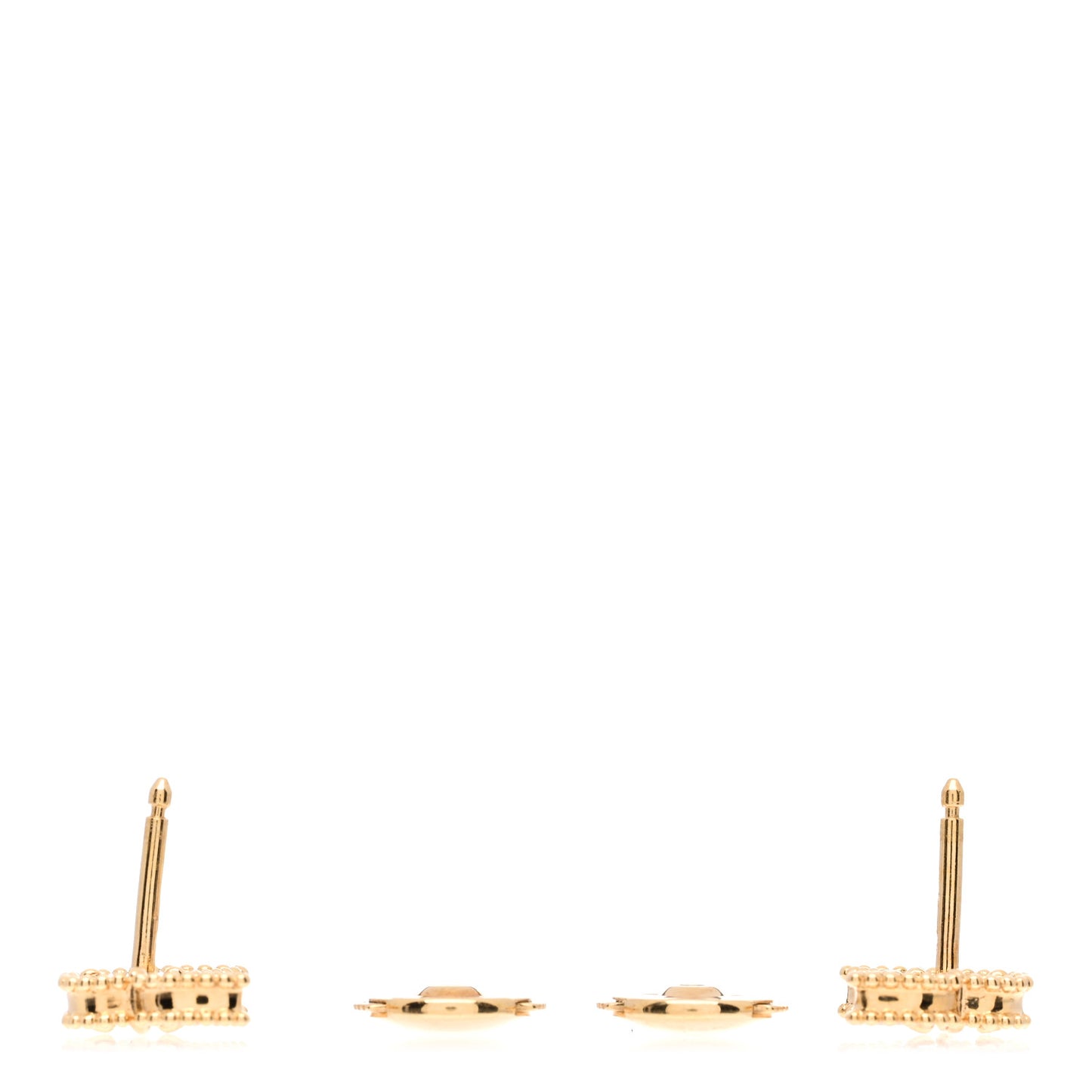 18K Yellow Gold Mother of Pearl Sweet Alhambra Butterfly Earrings