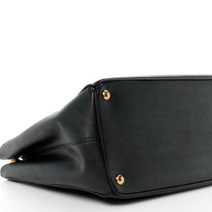 Prada Saffiano Large Galleria Double Zip Tote Black 12 of 14