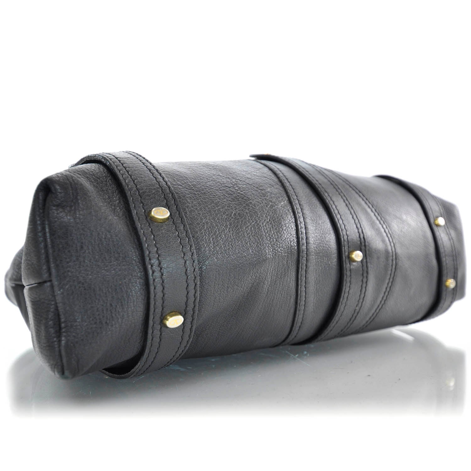 Valentino Garavani Leather Catch Hobo Black 6 of 10