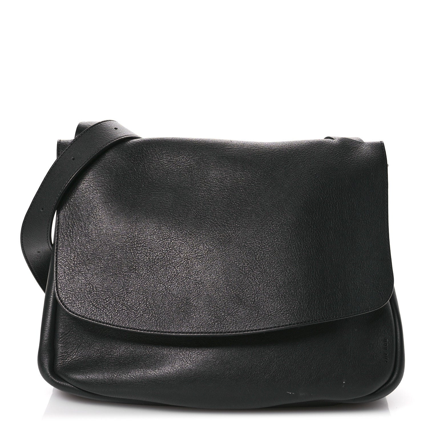 The Row Calfskin Small Mail Bag Black 1 of 9