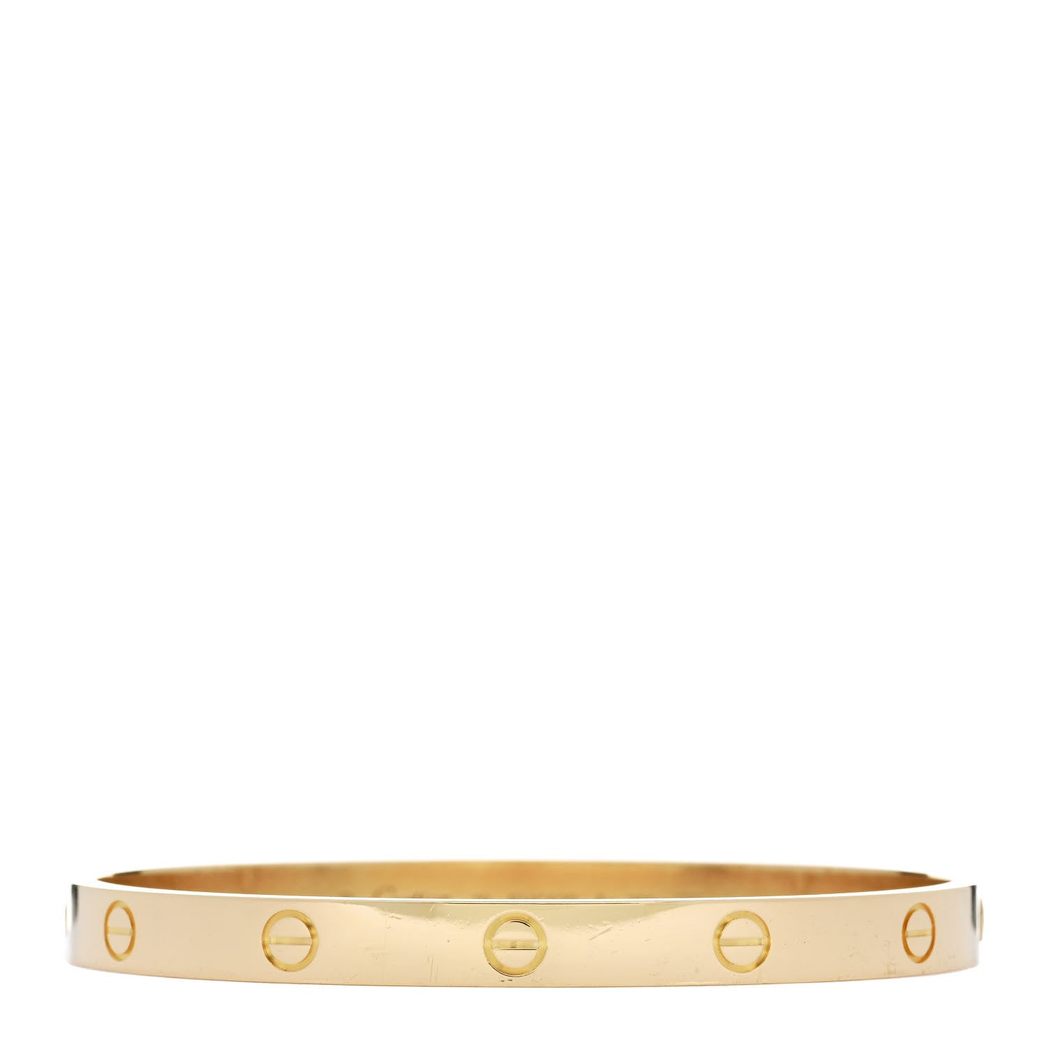 Cartier 18K Yellow Gold LOVE Bracelet 19 1 of 8