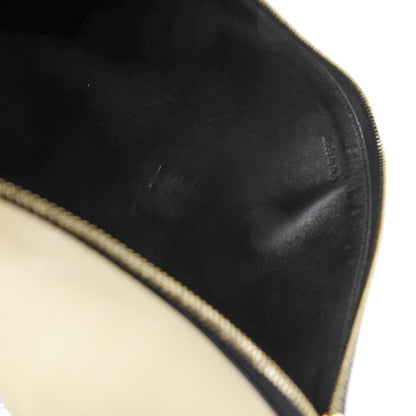 Celine Spazzolato Clutch Pouch Yellow 6 of 9