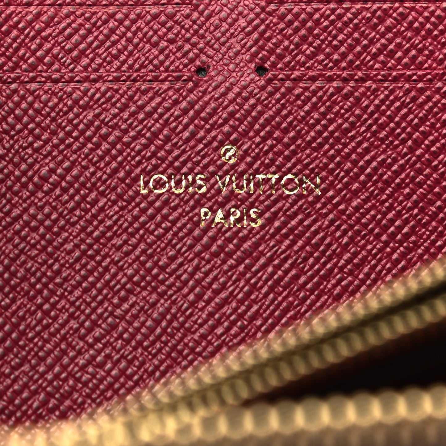 Monogram Clemence Wallet Fuchsia