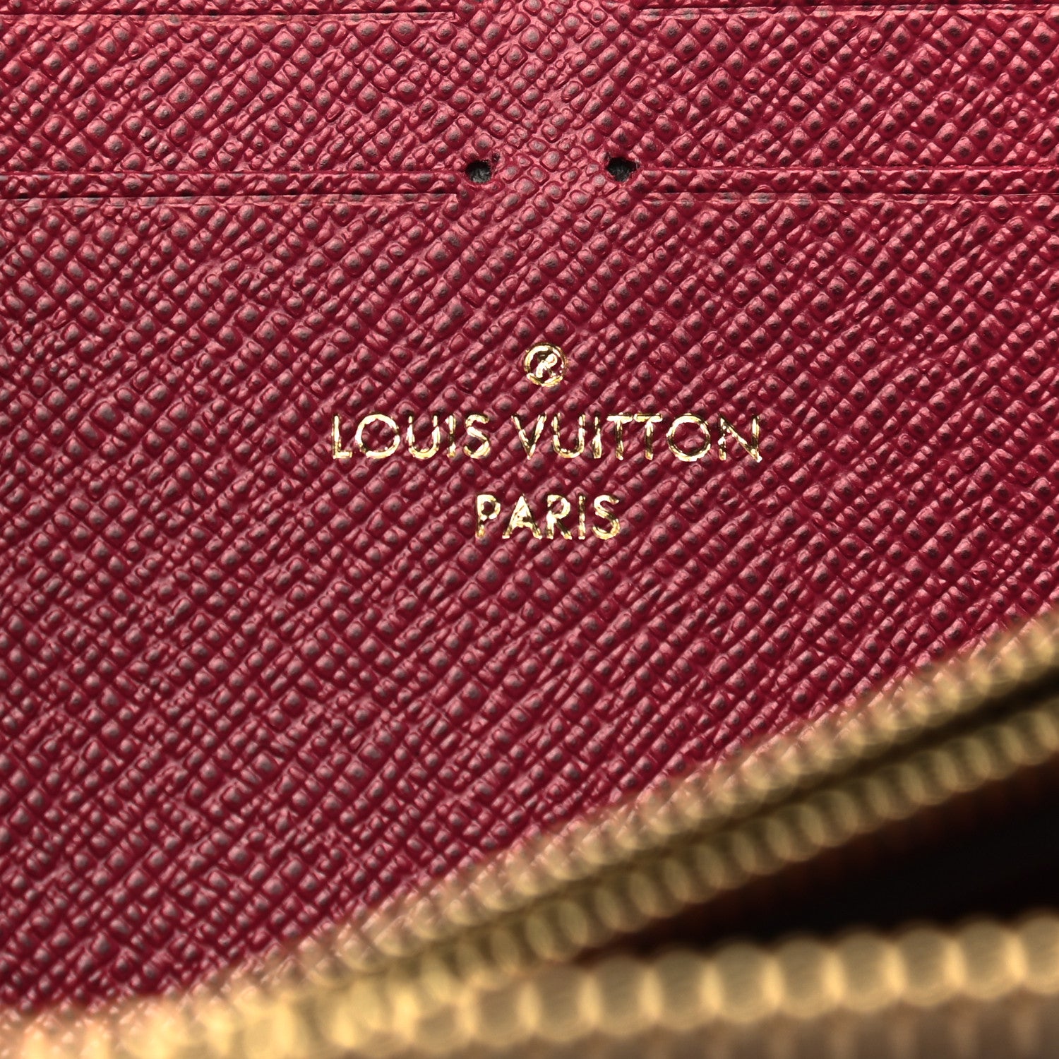 Louis Vuitton Monogram Clemence Wallet Fuchsia 6 of 6